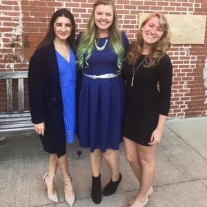 Lularoe Amelia Navy Blue